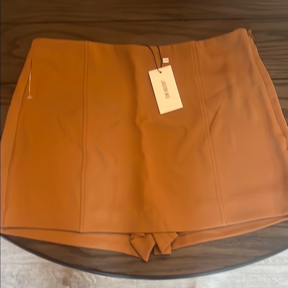 Jason Wu Camel Brown Skort/Skirt Tailored Chic Design
